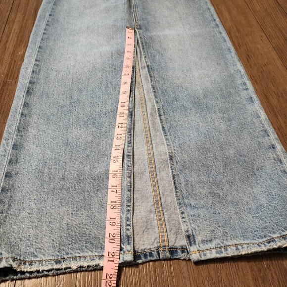 Levi's Ankle Column Skirt NWOT Blue Size 25 - Picture 5 of 15